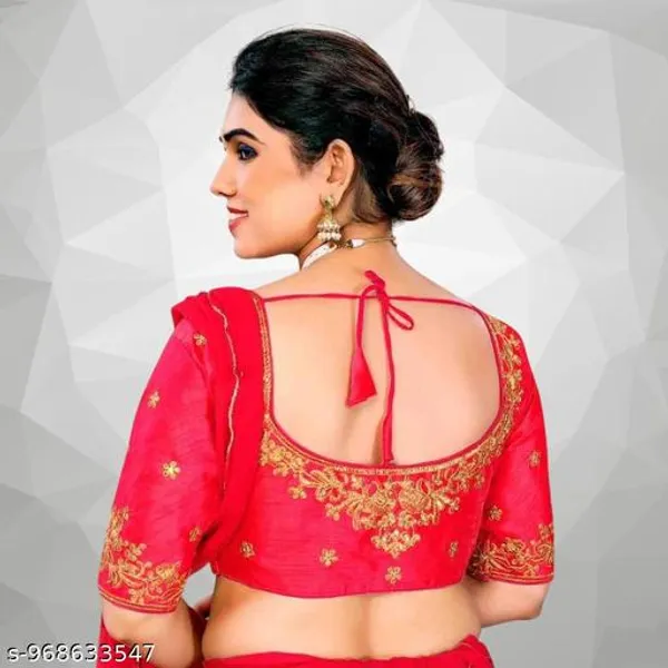 Fancy_Fabric_Design_Embroidery_Work_Blouse_Design_For_Women
