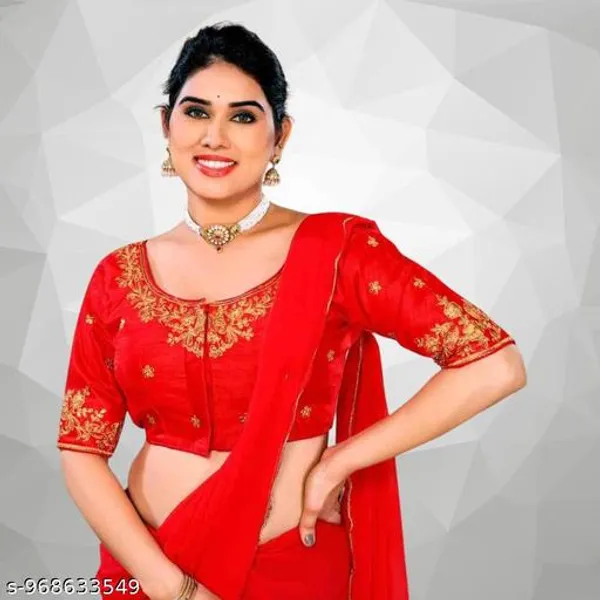 Fancy_Fabric_Design_Embroidery_Work_Blouse_Design_For_Women