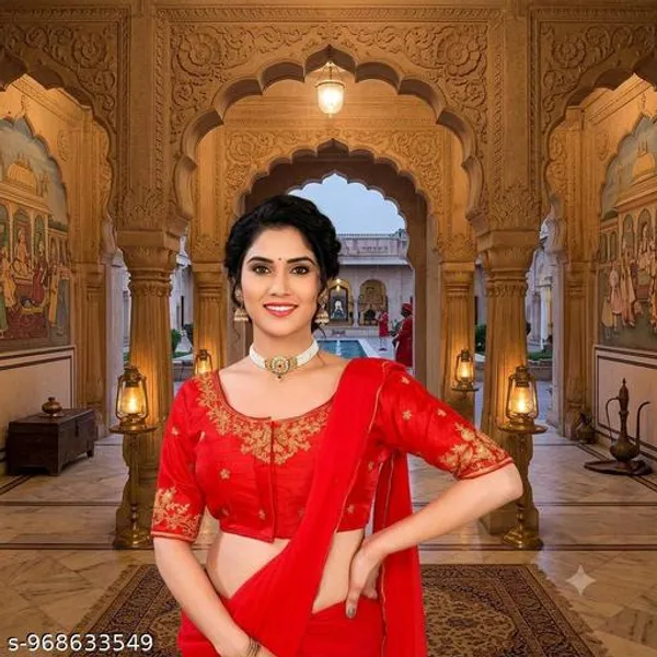 Fancy_Fabric_Design_Embroidery_Work_Blouse_Design_For_Women