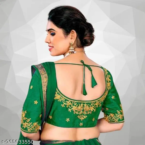 Fancy_Fabric_Design_Embroidery_Work_Blouse_Design_For_Women