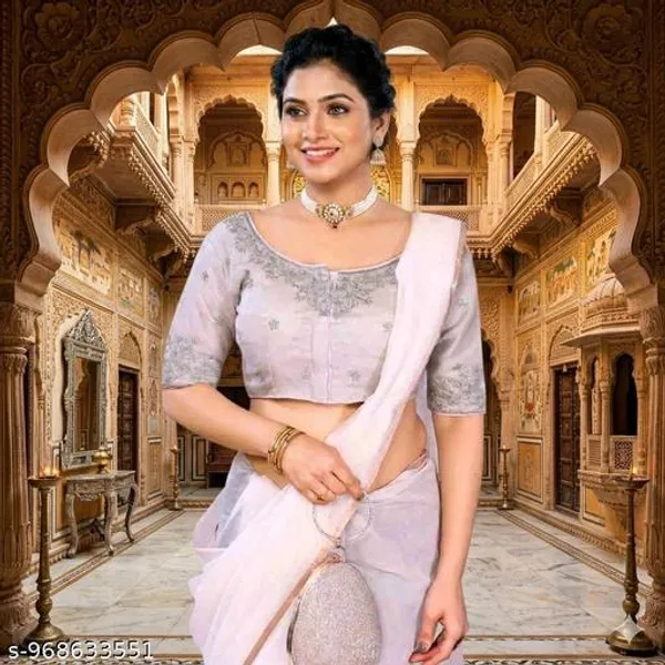Fancy_Fabric_Design_Embroidery_Work_Blouse_Design_For_Women