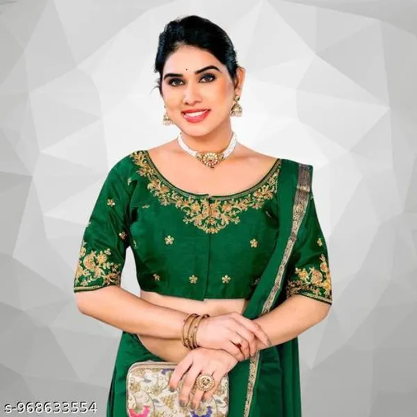 Fancy_Fabric_Design_Embroidery_Work_Blouse_Design_For_Women