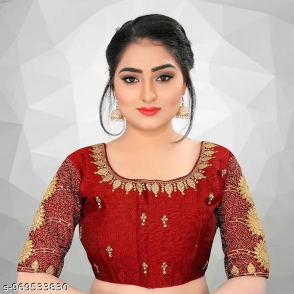 Latest_And_Fancy_Fabric_Design_Embroidery_Work_Blouse_Design_For_Women