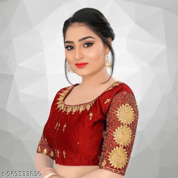 Latest_And_Fancy_Fabric_Design_Embroidery_Work_Blouse_Design_For_Women