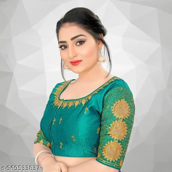 Latest_And_Fancy_Fabric_Design_Embroidery_Work_Blouse_Design_For_Women
