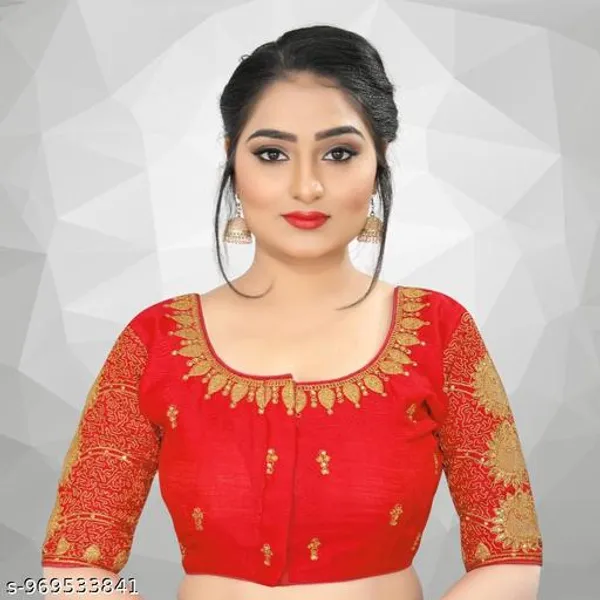 Latest_And_Fancy_Fabric_Design_Embroidery_Work_Blouse_Design_For_Women