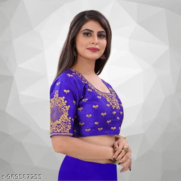 Embroidery_Work_Design_Blouse_For_Womens_Readymade_Blouse