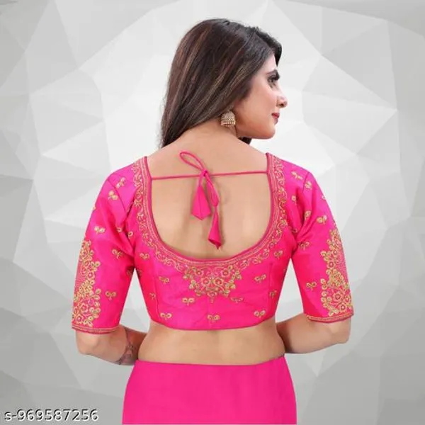 Embroidery_Work_Design_Blouse_For_Womens_Readymade_Blouse