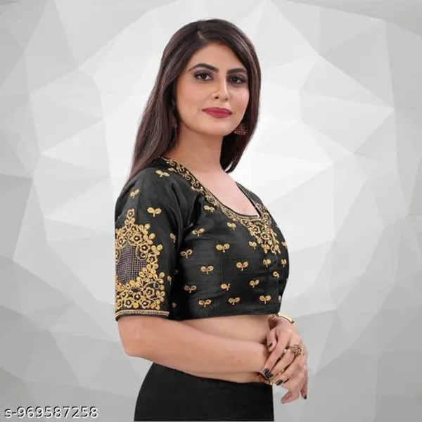 Embroidery_Work_Design_Blouse_For_Womens_Readymade_Blouse