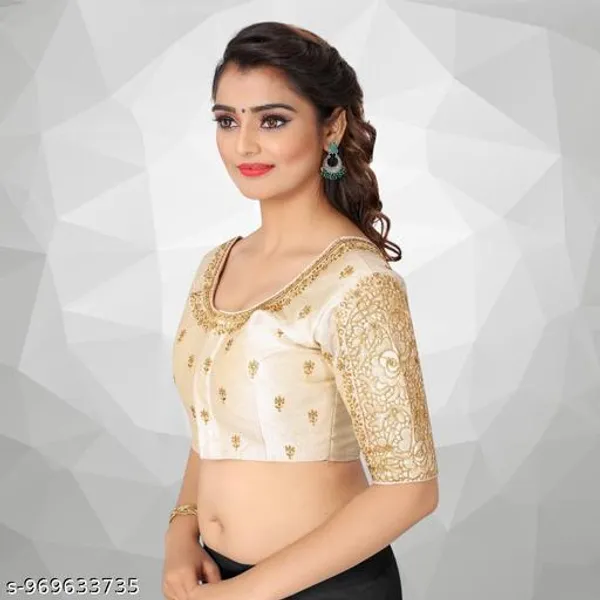 Latest_Work_Design_Half_Sleeve_Blouse_Embroidery_Work_Design_Blouse_For_Womens_Readymade_Blouse