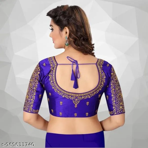 Latest_Work_Design_Half_Sleeve_Blouse_Embroidery_Work_Design_Blouse_For_Womens_Readymade_Blouse