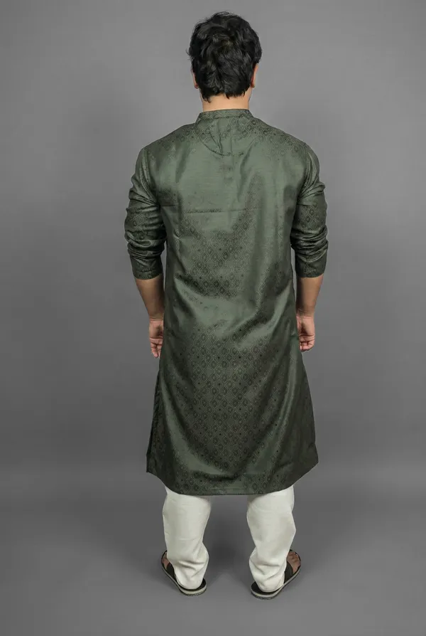 Forest_Olive_Green_Kurta