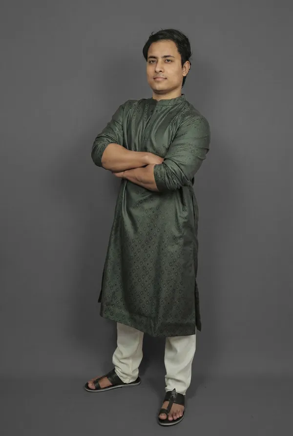 Forest_Olive_Green_Kurta