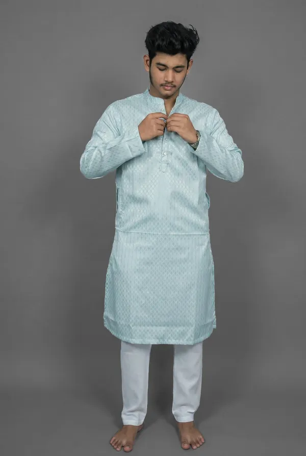 Pistachio_Dream_Blue_Kurta