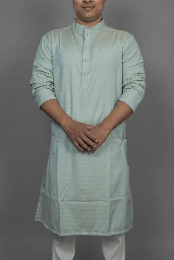 Vintage_Aqua_Blue_Kurta