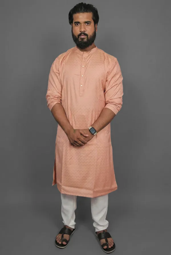 Soft_Coral_Peach_Kurta