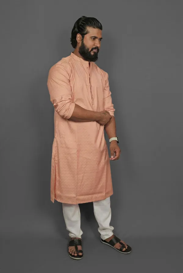 Soft_Coral_Peach_Kurta