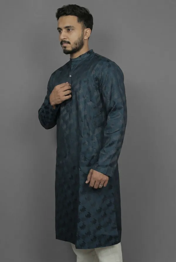 Ocean_Mirror_Blue_Kurta