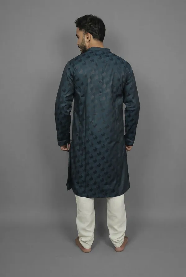 Ocean_Mirror_Blue_Kurta