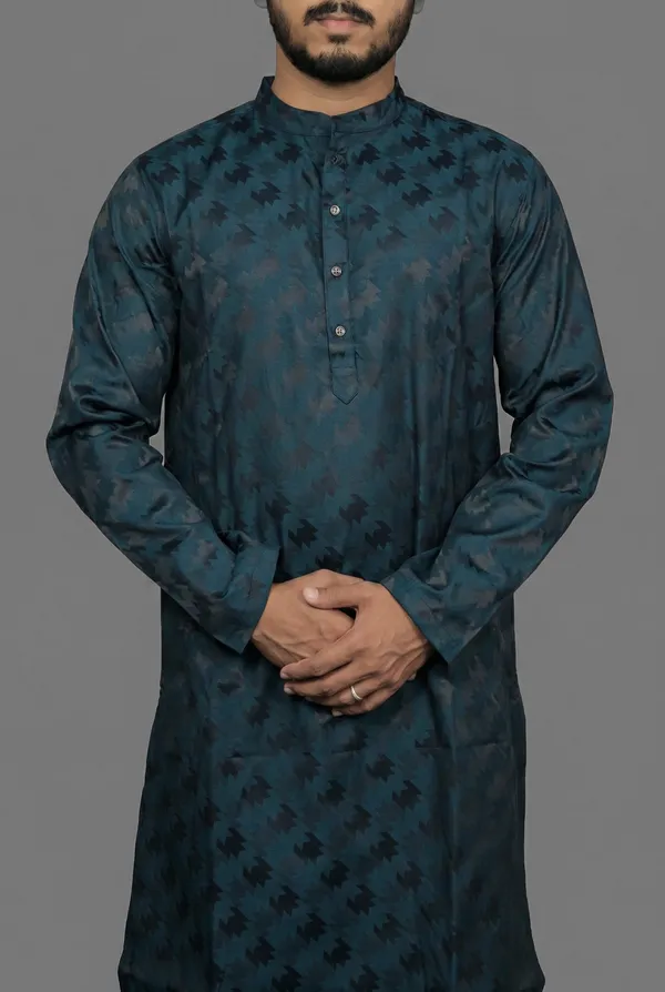 Ocean_Mirror_Blue_Kurta