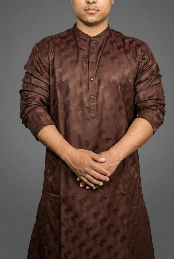 Mogambo_Deep_Brown_Kurta