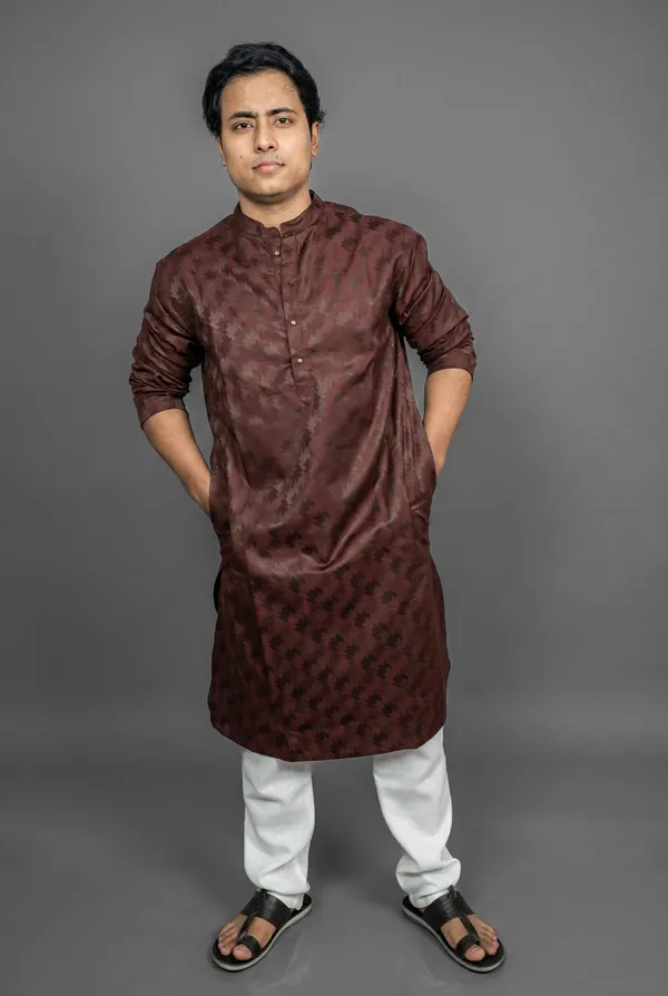 Mogambo_Deep_Brown_Kurta