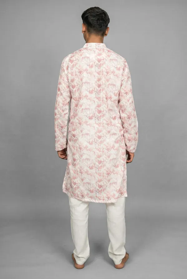 Floral_Stripe_Pink_Kurta