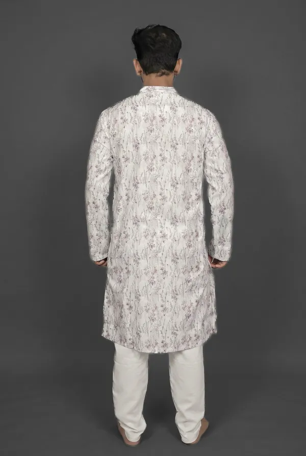 Woodland_Weave_White_Kurta