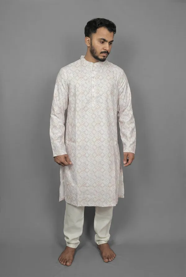 Almond_Lattice_White_Kurta
