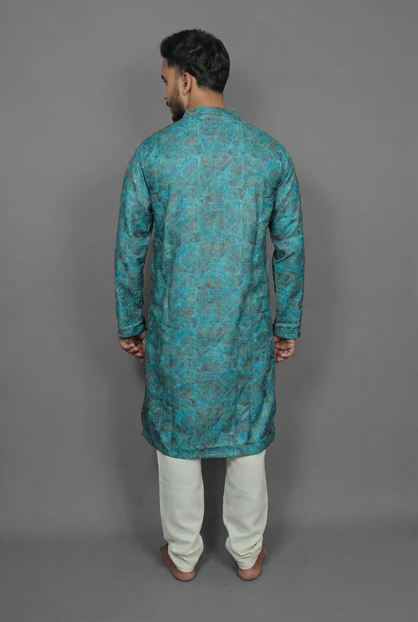 Peacock_Lagoon_Blue_Kurta