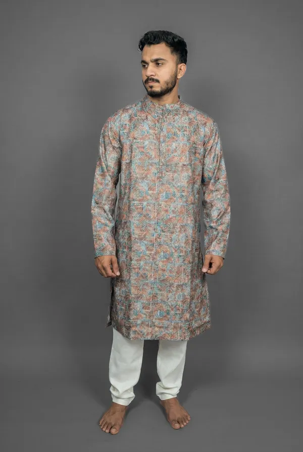 Desert_Lace_Grey_Kurta