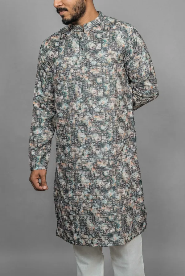 Moss_Emerald_Grey_Kurta
