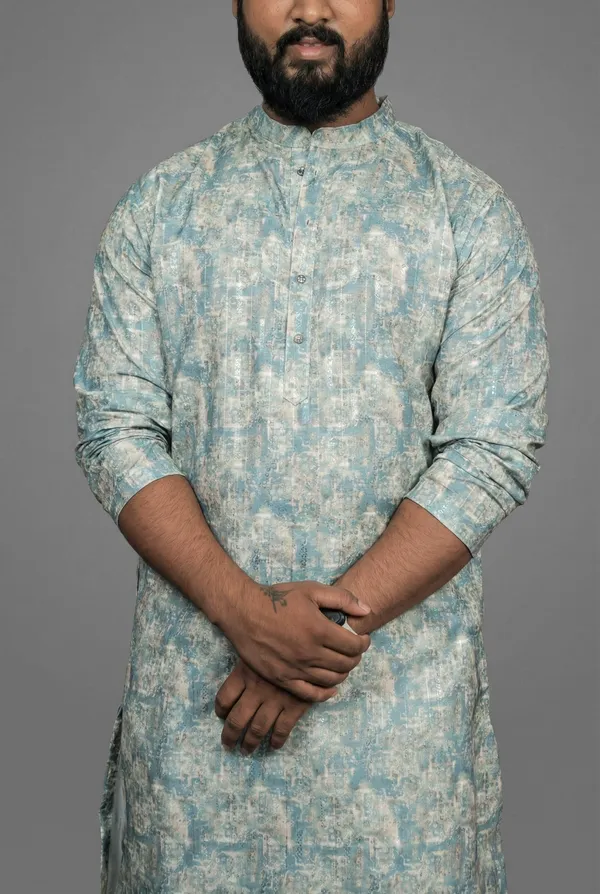 Antique_Watercolor_Green_Kurta