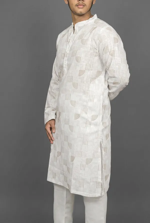 Dawn_Stripe_White_Kurta