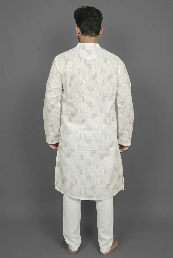 Dawn_Stripe_White_Kurta