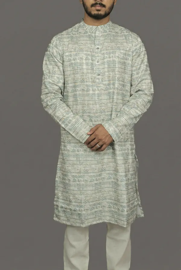 Divine_Lattice_Green_Kurta