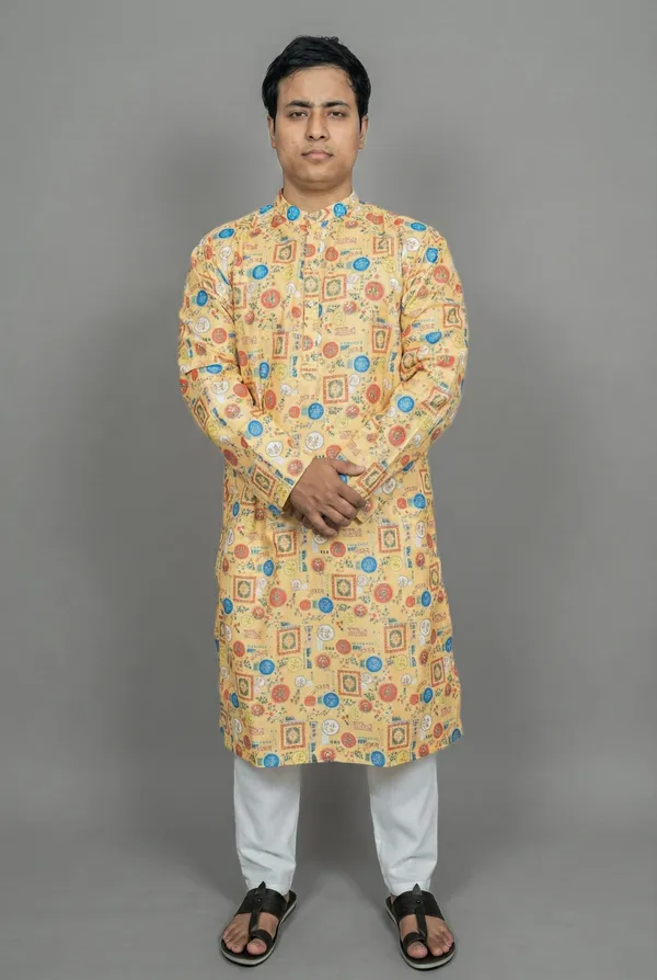 Regal_Marwadi_Yellow_Kurta