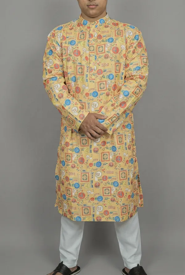 Regal_Marwadi_Yellow_Kurta