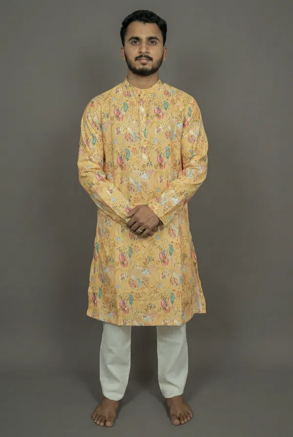 Golden_Foliage_Yellow_Kurta
