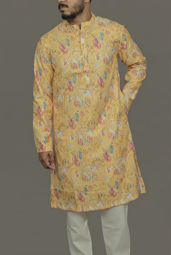 Golden_Foliage_Yellow_Kurta