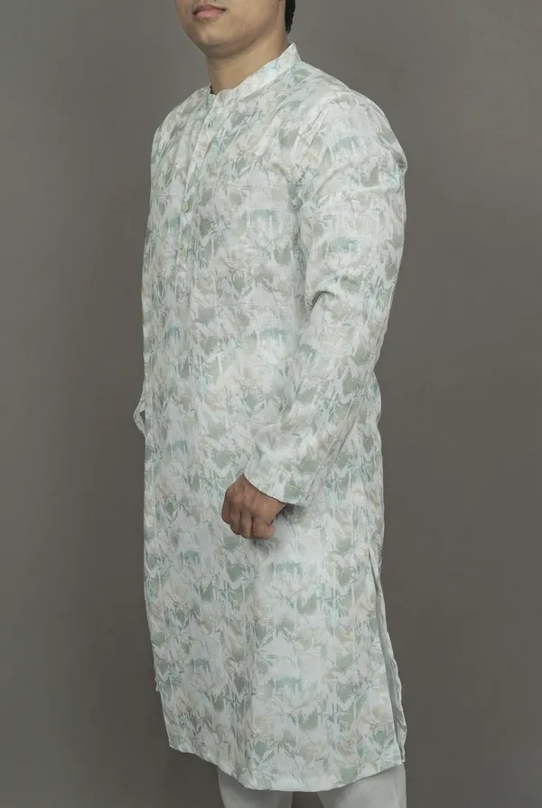 Faceted_Mirage_Green_Kurta