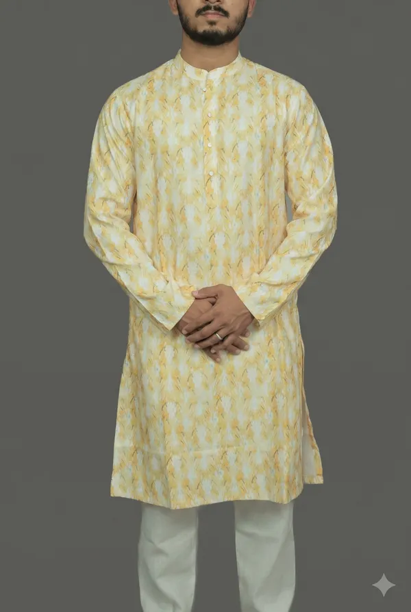 Melted_Saffron_Yellow_Kurta