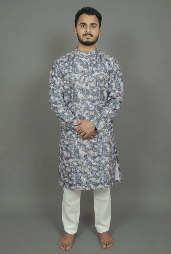 Avon_depth_navy_kurta