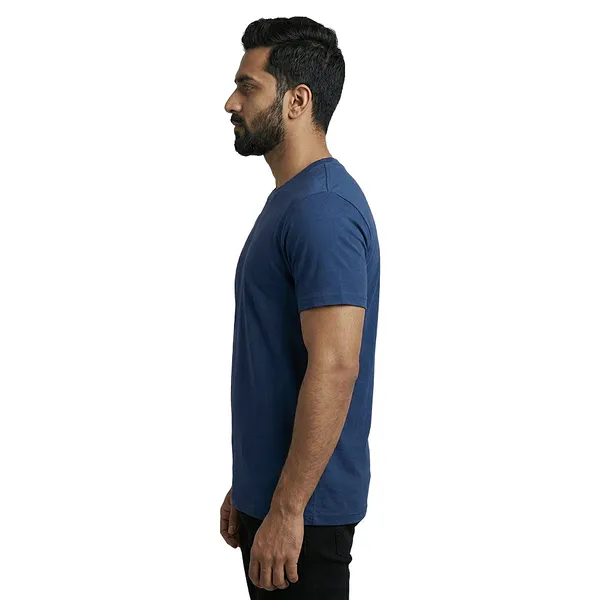 Marine_Blue_Cotton_Fine_Lycra_Crew_Neck_T-Shirt_For_Men_(190_GSM)