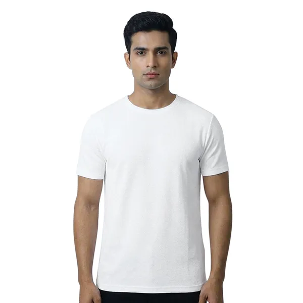 White_Cotton_Fine_Lycra_Crew_Neck_T-Shirt_For_Men_(190_GSM)