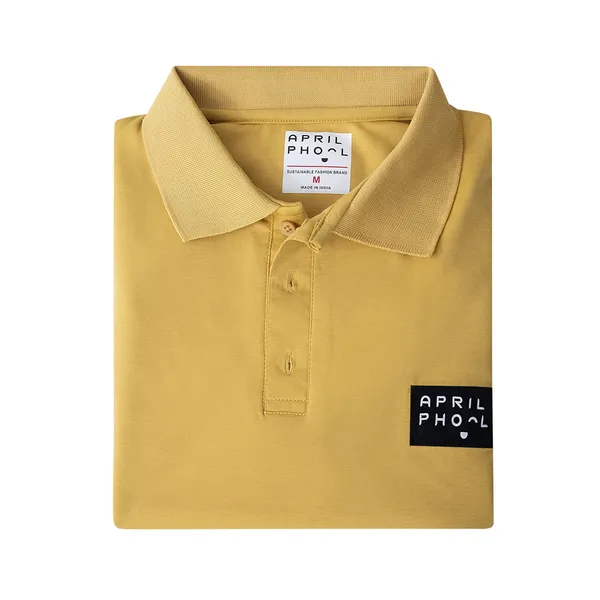 Mustard_Premium_Ice_Lycra_Polo_Neck_T-Shirt_For_Men_(230_GSM)