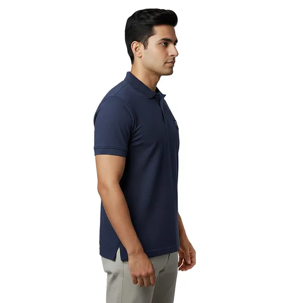 Navy_Blue_Premium_Ice_Lycra_Polo_Neck_T-Shirt_For_Men_(230_GSM)