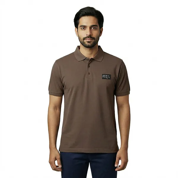 Coffee_Premium_Ice_Lycra_Polo_Neck_T-Shirt_For_Men_(230_GSM)