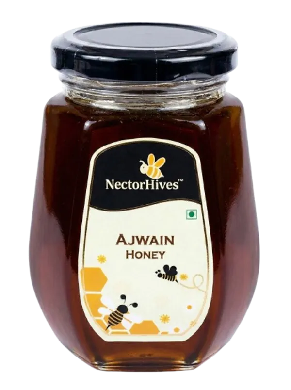 Nectorhives_Ajwain_Honey_Raw_Herbal_Honey_For_Digestion