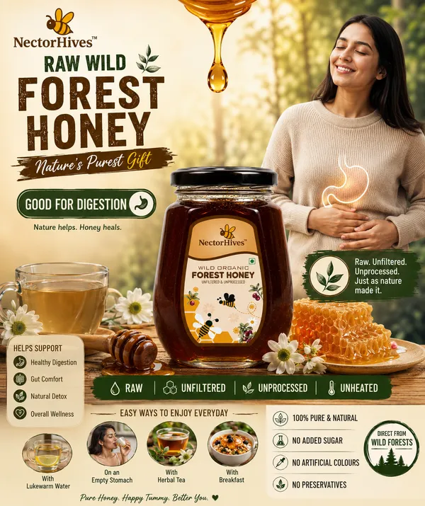 NectorHives_Rose_Honey_Gulkand_Sun-Cooked_Damask_Rose_&_Wild_Forest_Honey_Pure_Raw_Natural_Honey